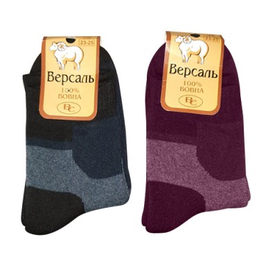 Шкарпетки махрові високі жін Версаль (23-25)10шт/уп